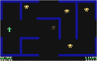 Berzerk atari screenshot